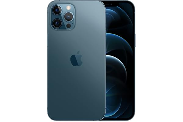 Apple iPhone 12 Pro, 128GB, Pacific Blue - Unlocked (Renewed)