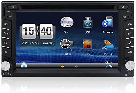 Generic Free Reviewer Camera in-Dash Double Din 6.2 inch Touchscreen Car DVD Player Stereo GPS Navigation Support Sd/fm/am Radio/bluetooth/dvd/cd/usb/sd/mp4/mp3/av-in
