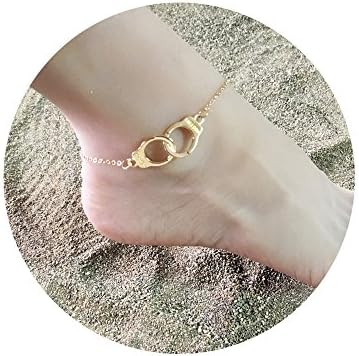 MISSU JEWELLRY Love Handcuff Anklet Fashion Women Beach Anklet Summer Jewelry Gift