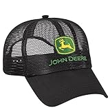 John Deere All Mesh Black Cap
