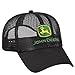 John Deere All Mesh Black Cap