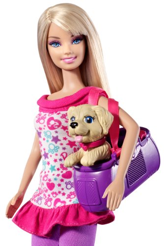 barbie and her dog