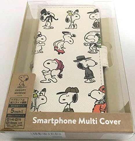 Amazon スヌーピーミュージアム 限定 スマホマルチカバー スマートフォンケース 携帯 ケータイ 第2回展 Many Faces Iphone Android アニメ 萌えグッズ 通販