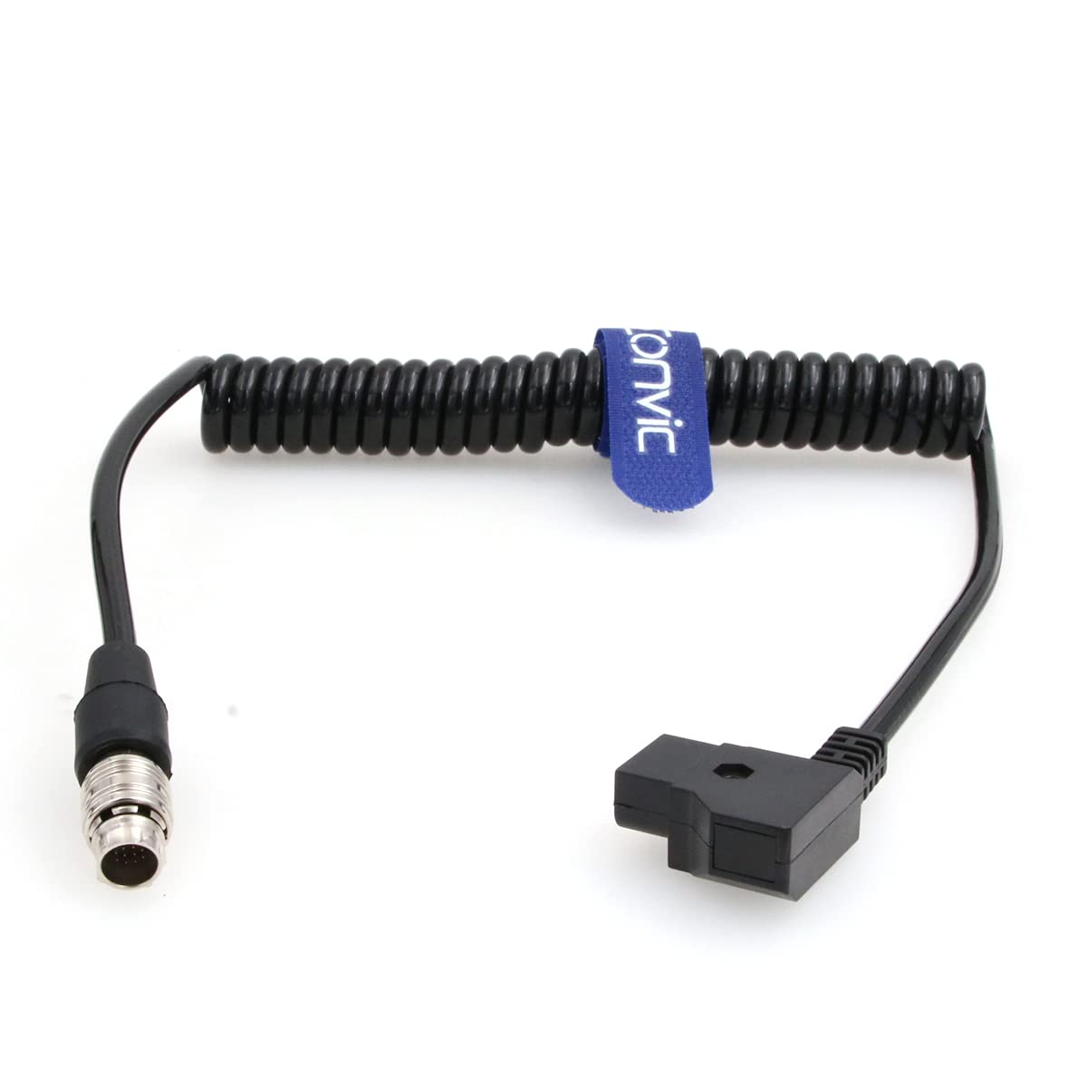 Eonvic D-Tap to 20 Pin Hirose Cable for Fujinon Cabrio Lens (Coiled Cable)