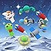 GeeVen 32 PCs Pencil Erasers Outer Space Erasers Puzzle Erasers for Kids Party Favors Supplies