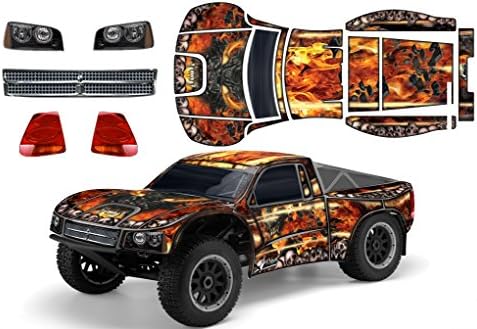 Designer Decal for Losi TEN-SCTE 1/10 (#LOSB8028) AMRRACING RC Kit - Firestorm - Black