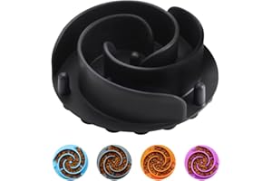 Slow Feeder Dog Bowls Insert, Animire Soft Silicone Slow Eating Dog Food Bowl for Small, Medium and Large Dogs, Compatible with Regular and Elevated Bowls