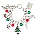 LUX ACCESSORIES Christmas Xmas Stocking Santa Claus Gift Tree Candy Cane Jingle Ball Charm