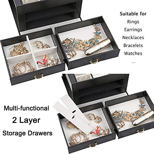 VEEKALA Jewelry Box Organizer Display Storage case