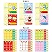 36Pack Valentines Tic Tac Toe Cards Kids Valentines Cards with Envelopes Stickers Classroom Exchange Gift Party Cards Party Game Supplies