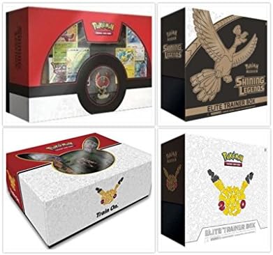 Ultimate Pokemon Trading Card Game Shining Legends and Generations Super Premium Collection Bundle. 2 Elite Trainers + 2 Super Premium Collections Mewtwo & Ho-Oh