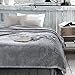 Luxury Collection Microplush Flannel Fleece Blanket | Ultra Soft 380 GSM Lightweight All-Season Anti-Static Throw/Blanket for Sofa Couch Bed (Throw (50'' x 60''), Gray)