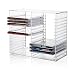 Stackable Clear Plastic CD Holder - Holds 30 Standard CD Jewel Cases primary