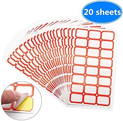 Tag Label Paper Sticker Self-Adhesive Hand-Written Price Take Stickers Blank Markings Posted 20 Sheet / 480pcs