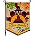 Joyousa Yard Design for November Garden 12x18 Inch Decorations-Turkey Outdoor, Thanksgiving Burlap Flag