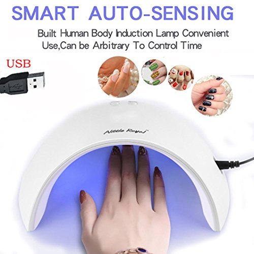 27W USB LED UV Nail Gel Curing Lamp Light Nail Polish Dryer Nail Art Machine for Fingernail Toenail - Thumbnail 7