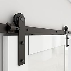 CCJH 6FT Heavy Duty Sturdy Sliding Barn Door