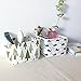 Home Decor Canvas Storage Bins Basket Organizers for Baby Toys,Makeup,Books,4 Pack