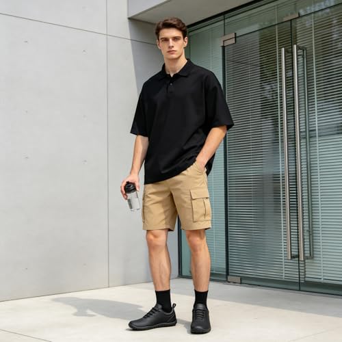 SAGUARO Zapatillas Barefoot Hombre, Calzado Minimalista Ligero con Puntera Ancha & Zero Drop para Caminar al Aire Libre Casual, Tallas 39-48