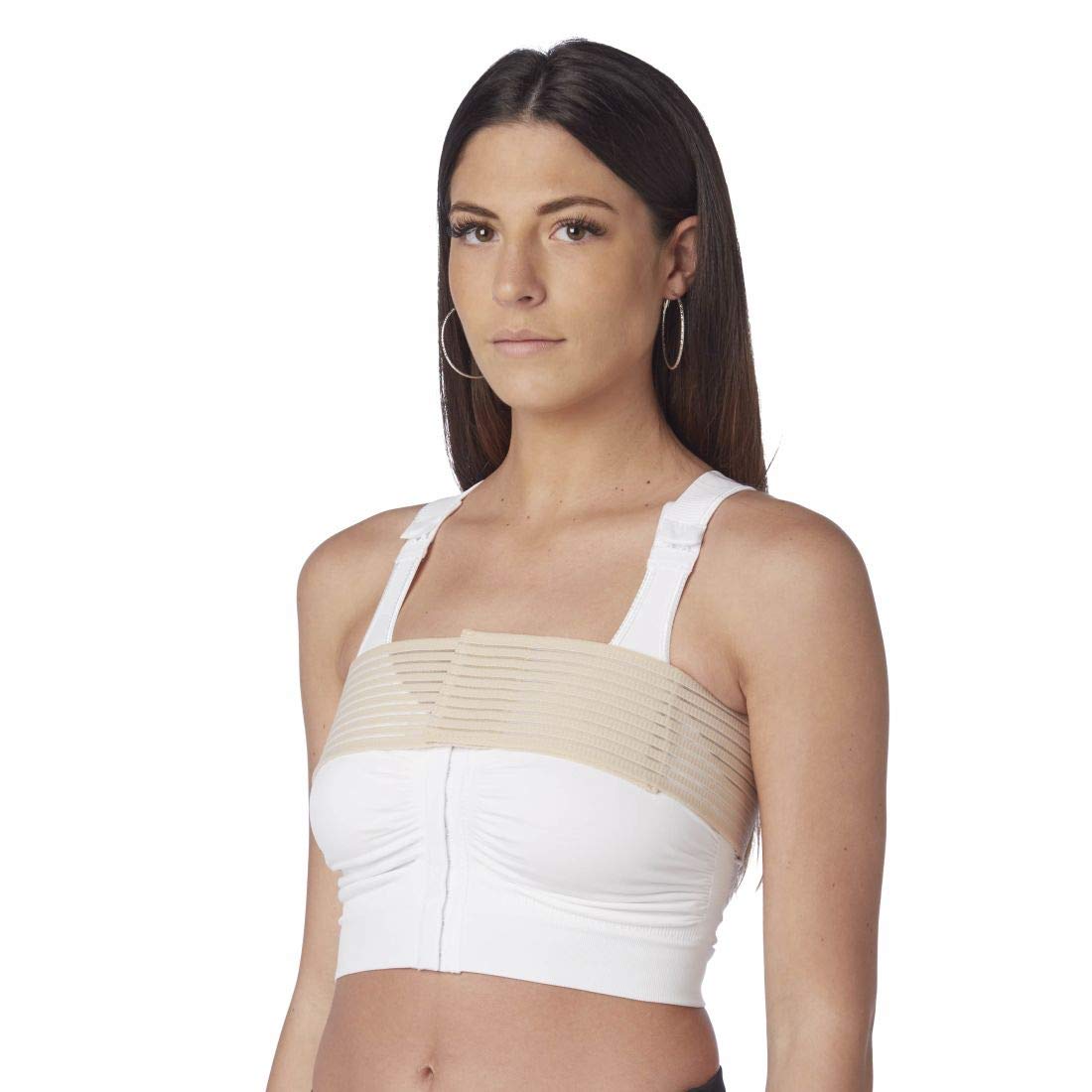 CzSalus Compression Bra Breast Enhancement After Surgical Interference Bra with Breast Band, s