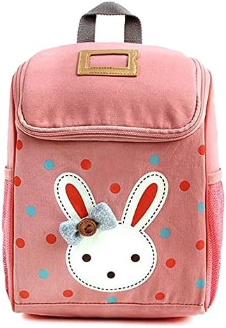 Your Gallery Baby's Cute Kawaii Rabbit Cotton Backpack Kindergarten School Bag, Pink