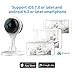 Misafes 720p HD Day Night Vision Mini Smart Wireless Wifi Indoor Home Security Surveillance Nanny Camera Two-Way Audio Motion Alerts Remote View Cam Easy Connection 304R White