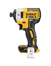 DeWalt 20v MAX XR DCF887B Atornillador de impacto de 3 velocidades sin escobillas, de ion de litio, 20 V y 0.25 pulgadas