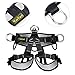 YaeCCC Climbing Harness Safe Belt for Fire Rescue High Altitude School Assignment Caving Rock Climbing Rappelling Equipment Body Guard Protect (Half Body-Model 2)