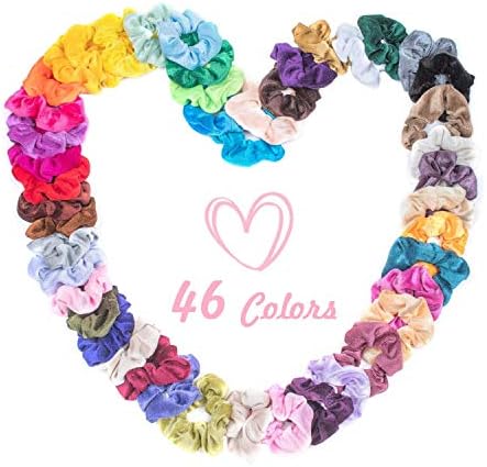 Hair Scrunchies Velvet Elastic Hair Bands Bobbles Scrunchy Ties Ropes Scrunchie Accessories Ponytail Holder for Women or Girls