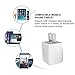 USB Wall Charger, 2-Pack 2.1A/5V Dual Port USB Plug Power Adapter Charging Cube Compatible iPhone X 8/7/6 Plus SE/5S/4S,iPad, iPod, Samsung, Android Phone -White