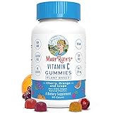 Immunity Vitamin C Vegan Gummies Chewable (Plant-Based) by MaryRuth's Organic Ingredients - Antioxidant- Non-GMO- Gluten Free - Men, Women & Kids 125 mg of Vitamin C per gummy 60 Ct