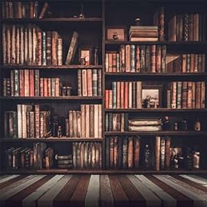 Amazon.com : AOFOTO 8x8ft Old Books On Vintage Bookshelf