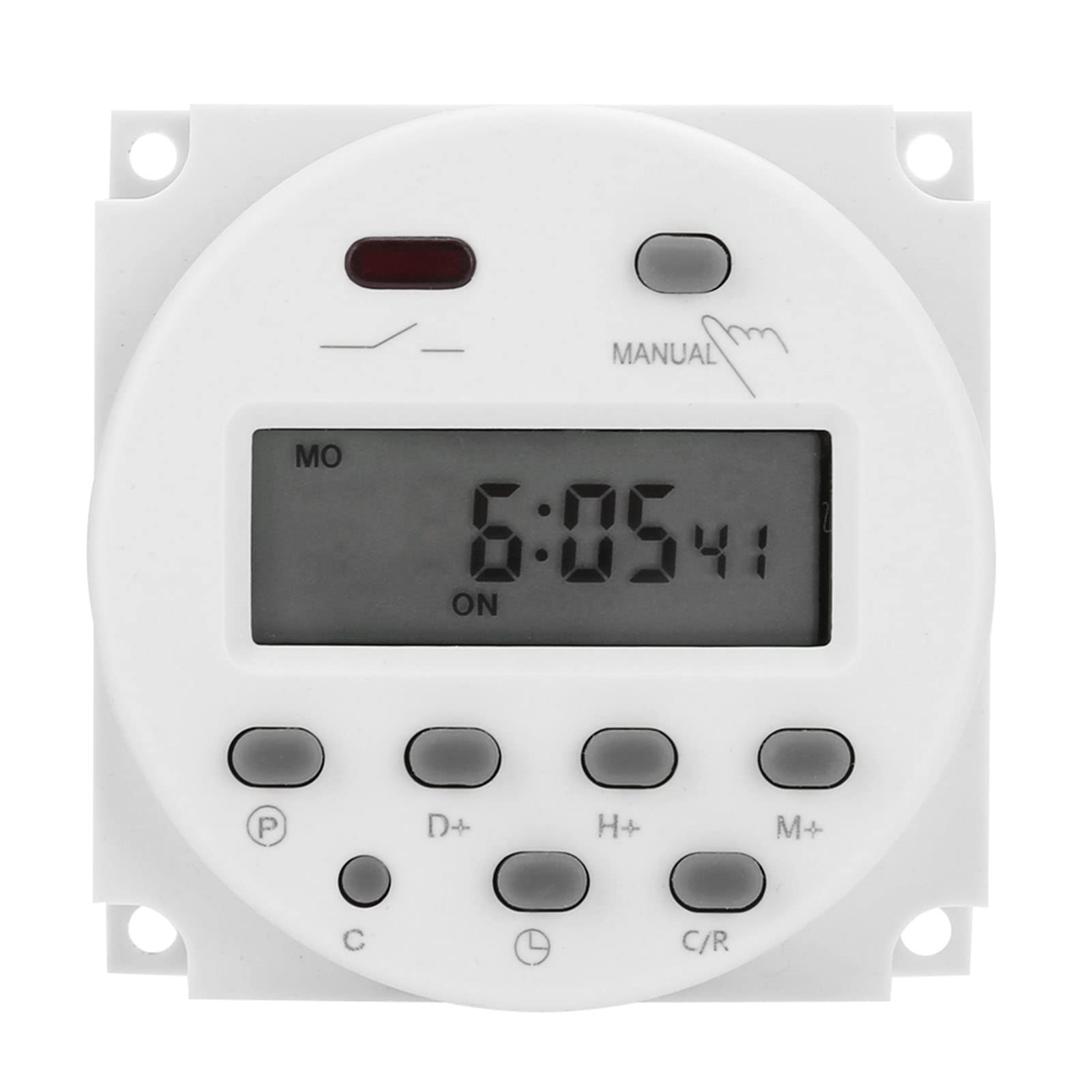 Timer Switch, CN101A DC12V Digital LCD Time Switch, Small Microcomputer Control Programmable Power Timer Relay Switch 50-60hz