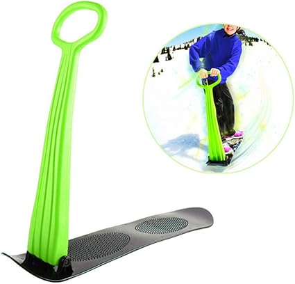 Cacoffay Falten Rutschen Ski Snowboard Schnee Schlitten Winter Draussen Erwachsene Kinder Spiele Mit Griff Griff Winter Skifahren Tafel Spielen Werkzeuge Zum Verwenden Im Schnee Und Gras Grun Amazon De Sport Freizeit