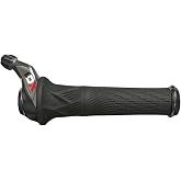 SRAM X01 Eagle 12-Speed GripShift Shifter with Discrete Clamp, Black with | Red Logo