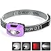TianNorth® 3W Super Bright 3 LED 4-mode Mini Headlight Headlamp Head Torch Flashlight Light Purple