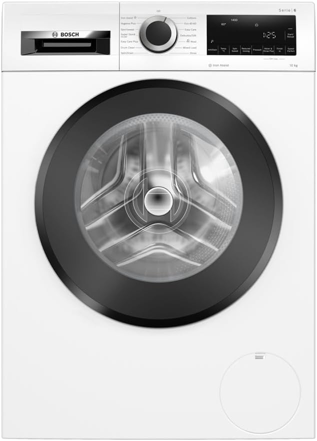 Bosch Series 6 10 kg Front Load Washing Machine A Rated 1400 rpm