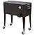 Sundale Outdoor Deluxe 80-Quart Portable Patio Party Drink Cooler Cart with 4 Wheels, Rolling Ice Chest , Bottle Opener and Bottom Tray