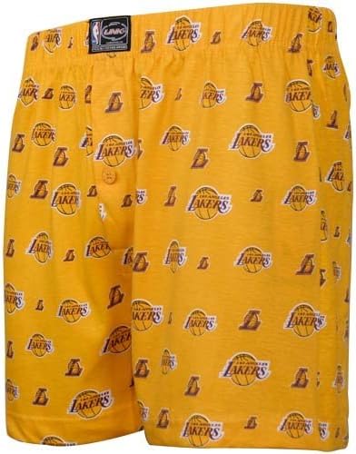 NBA Los Angeles Lakers Gold My Team Boxer Shorts (Large)