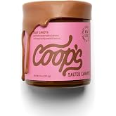 Coop's Salted Caramel Sauce: Rich and Buttery, Gourmet, All Natural, Handcrafted, Gluten Free, Non-GMO, Award Winning, Ice Cream Toppings, Desserts, 10 Ounce