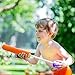 ToyerBee Water Guns for Kids, 6 Pack Super Foam Soaker Toys-Shoots Up to 35 Ft, Water Blaster Squirt, Water Cannon for 4.5.6.7 Year Old Boys& Girls& Adults, Pools Party& Water Fighting