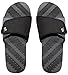 Showaflops Men's Antimicrobial Shower & Water Sandals for Pools, Dormitories and the Gym - Adjustable Slide