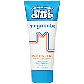 Megababe Thigh Rescue Gel, Stops Chafe, Sweat-Resistant, 2.5 fl oz