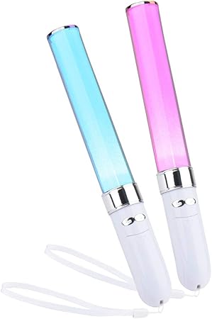 Amazon Co Jp Led ペンライト 2本入り 24色 高輝度 Sepo サイリューム ライブスティック 電池式 ライブ コンサート お祭り パーティー 応援 おもちゃ