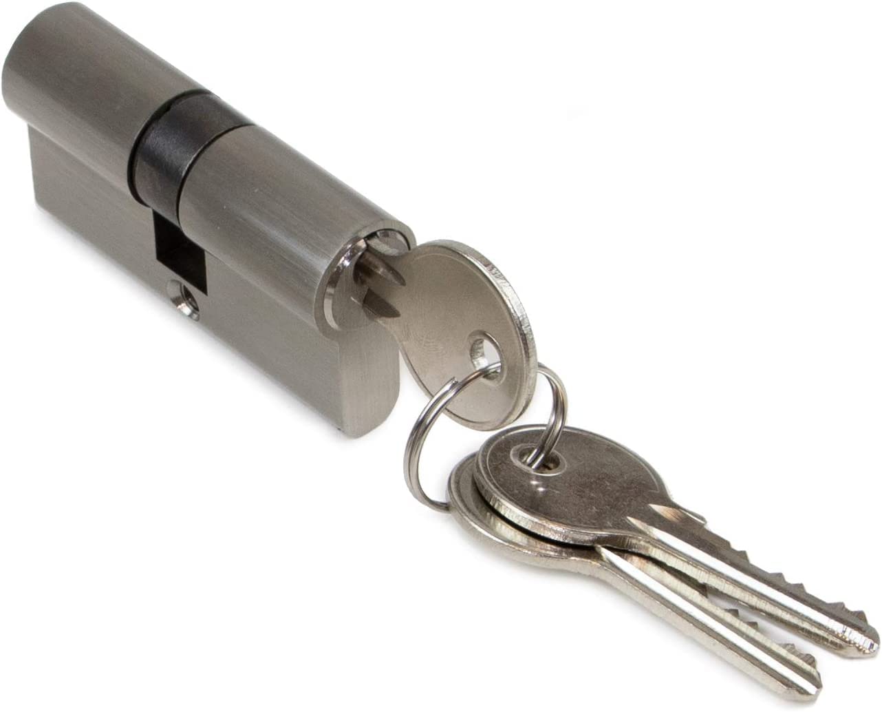 N05 0 0 Doors 30x30, Single Clutch, Cylinder Lock 5 Pythons, Long cam, 3 Keys, Satin Nickel