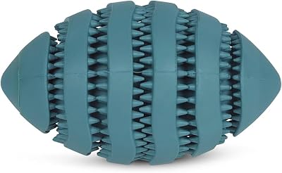 Petface Little Petface Rubber Rugby Treat Ball Dog Toy