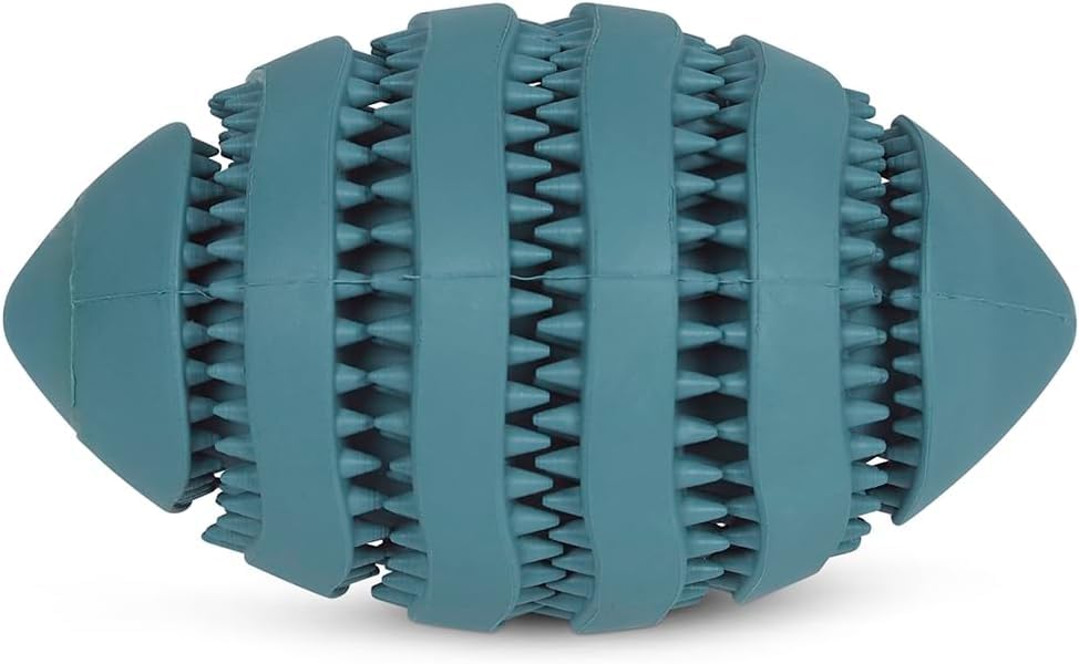 Petface (Little Petface) Rubber Rugby Treat Ball Dog Toy (Pack of 1) — image 1
