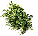 Faux Eucalyptus Pick - 6 Pieces Bundle - 11 Inches for Floral Arrangements, Wedding, Home D&eacute;cor