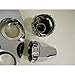 United Pacific 10257 Axle Hub Cover Kit, Axle Cover Set, Front, 33mm, Chrome, for International