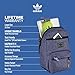 adidas Originals National Backpack, Onix Jersey/Black, One Size